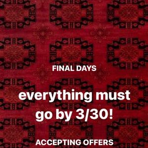 SALE! EVERYTHING MUST GO